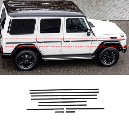 Piano Black Side Door Body Trim For Benz G Class W463 G350 G55 G63 2007-18 7