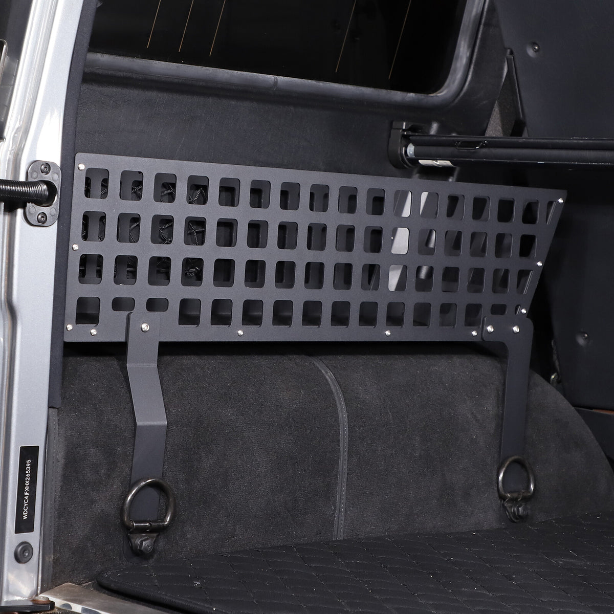Black Alloy Trunk Left Side Storage Basket Trim Tray For Benz G-Class 2004-2018 9