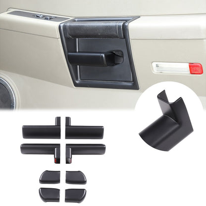 Matte Black ABS Interior Door Handle Cover Trim For Hummer H2 2003-2007 23