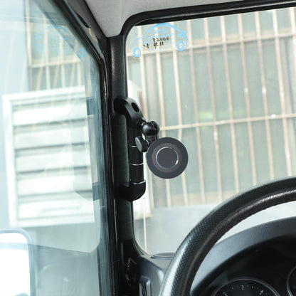 Replace Black A-Pillar Handle W/ Phone Mount For LR Defender L316 2004-2018 10