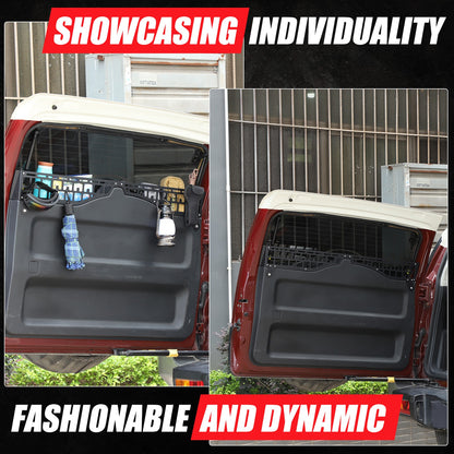 Steel Rear Window Storage Fence Molle Panel For Toyota FJ Cruiser 2007-21 US 11