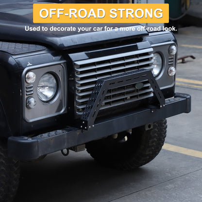 Black Bull Nudge Bar Bumper Guard A Bar For Land Rover Defender L316 2004-19 4