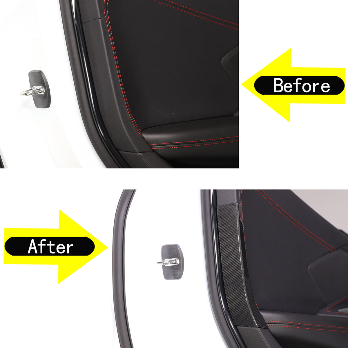 Real Dry Carbon Fiber Full Interior Center Set Trim Kit For Corvette C8 20-25 US - Styles 51-55 15