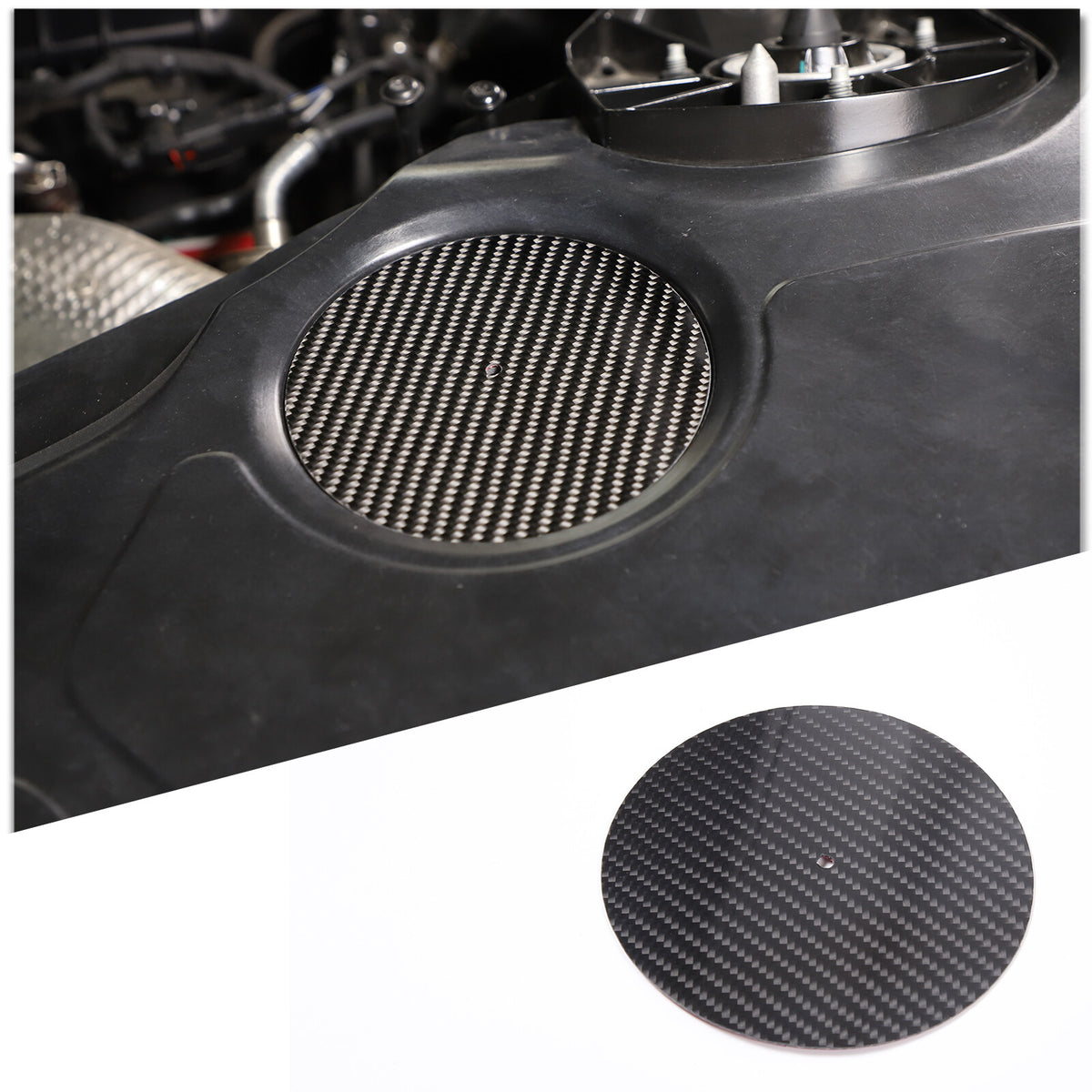 Real Carbon Fiber Engine Bay Tank Panel Cover Frame Trim For Corvette C8 2020-26 - Styles 11-15 53