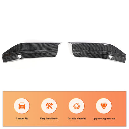 Carbon Fiber ABS Front Bumper Corner Molding Trim For Toyota RAV4 XA60 2026+ 8