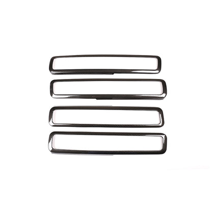 For 19-2021 Mercedes Benz G Class ABS Carbon Fiber Door Handle Frame Trim Cover 10