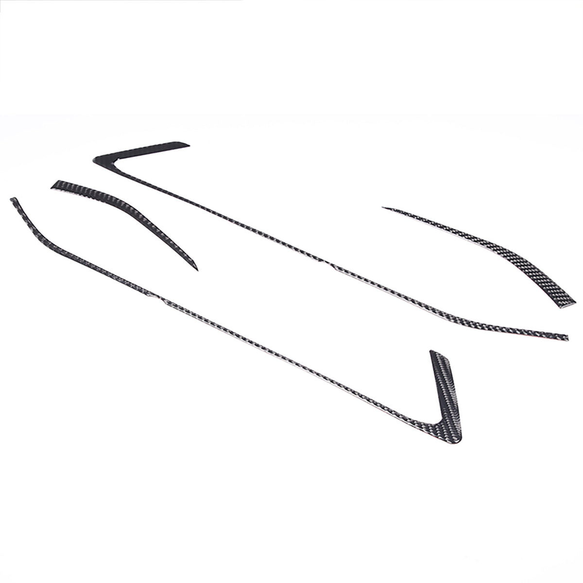 Real Carbon Fiber Interior Inner Door Strip Trim Cover For Corvette C8 2020-2026 11