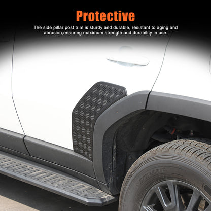 Rear Wing Fender Anti-Scratch Plate Cover For Toyota Land Cruiser LC250 24+ 13