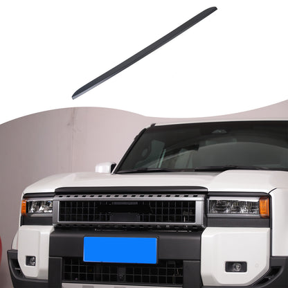 Matt Black Front Grille Upper Engine Hood Trim For Toyota Land Cruiser LC250 24+ 13