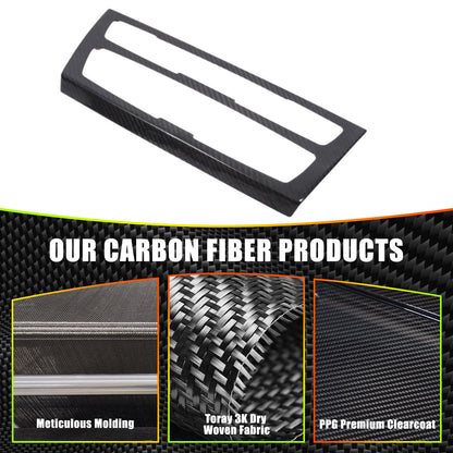 Real Carbon fiber Center Console air outlet Trim Cover For BMW 1 2 Serie 2012-16 10