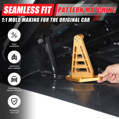 Yellow Aluminum Alloy Hydraulic Rod Base Replacement For Corvette C8 2020-2026 2