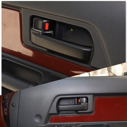 Matte Black ABS Interior Full Set Cover Trim Kit Set For FJ Cruiser 2007-2021 - Variants 1-5 21