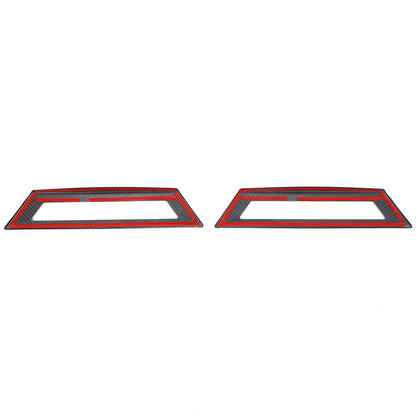 Real Carbon Fiber Under-Seat Air Vent Trim For Tesla Cybertruck 2024+ 6