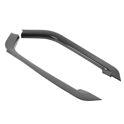 Carbon Fiber ABS Console Side Trim Strip Cover For Range Rover Sport 2014-2017 7