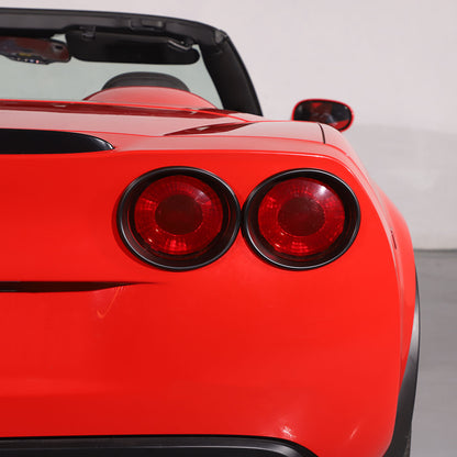 Matte Black Tail Light Lamp Cover Trim Ring Overlay For Corvette C6 2005-2013 10