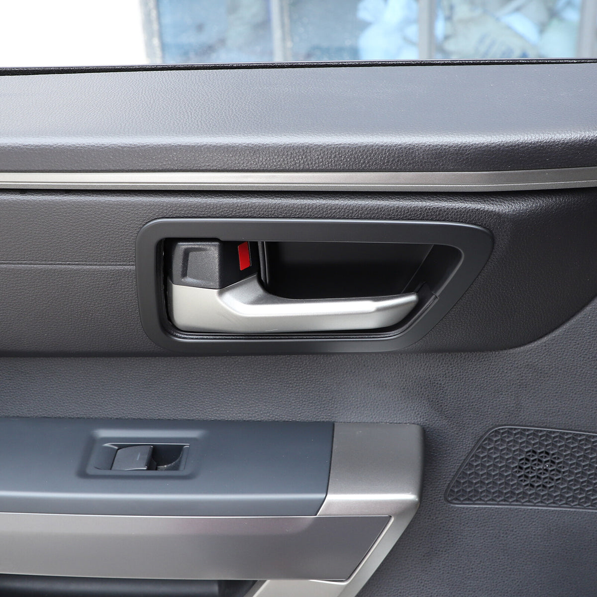 Matte Black ABS Interior Decoration Cover Trim Kit For Toyota Tundra 2022-26 US - Variants 21-25 22