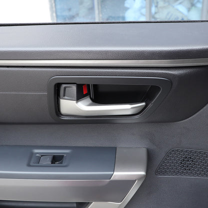Matte Black ABS Interior Decoration Cover Trim Kit For Toyota Tundra 2022-26 US - Variants 21-25 22