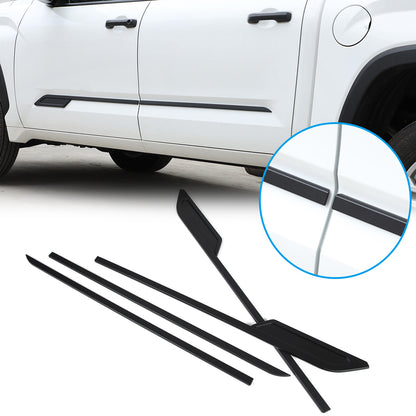 Matte Black Door Side Body Molding Cover Trim For 2022-2025 Toyota Tundra US 3