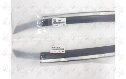 Toyota Genuine Corolla Coupe AE86 Windowshield Outside Mouldingd Pair Set OEM 5