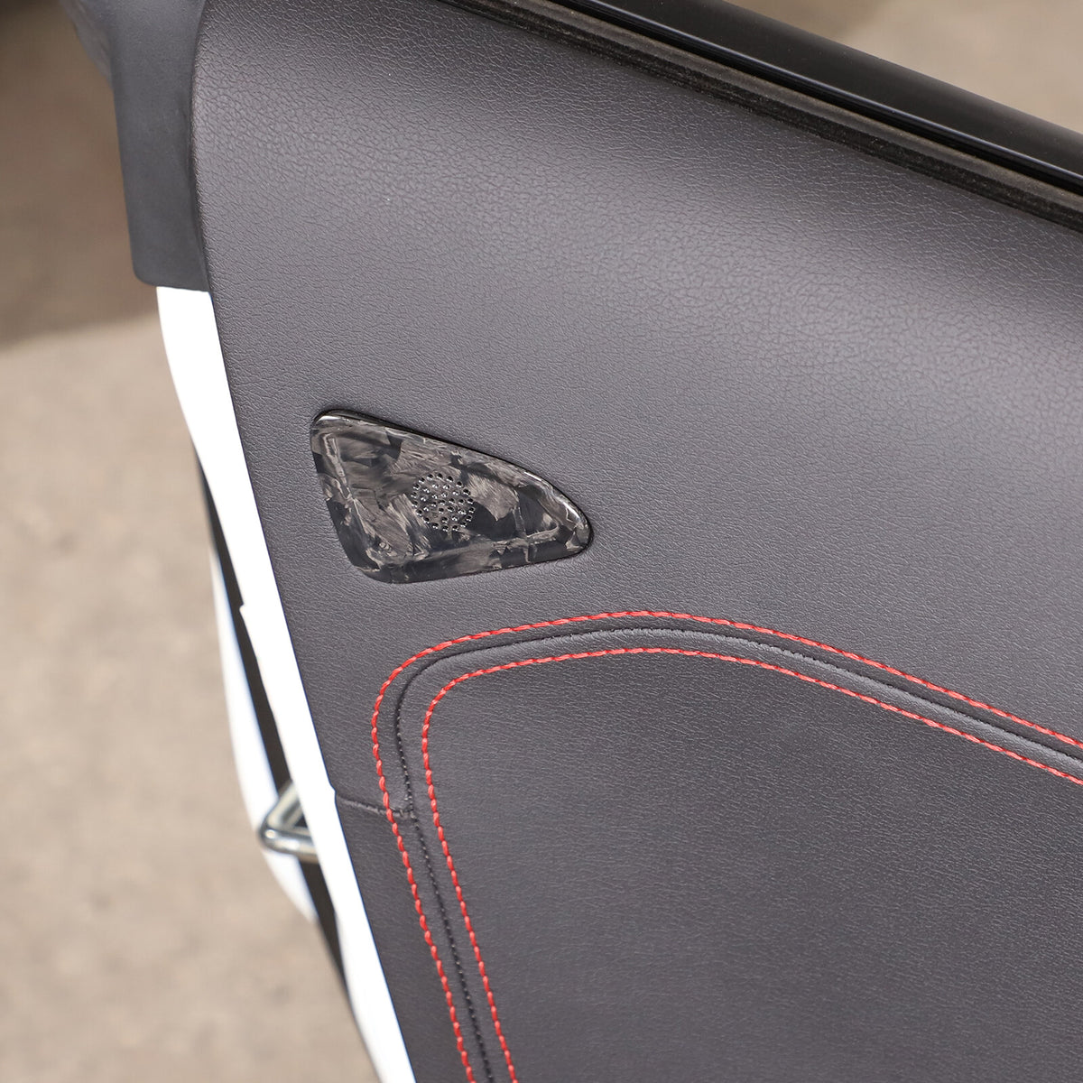 Forged Carbon Fiber Door A/C Vent Panel Trim Cover Fit For Corvette C8 20-26 14