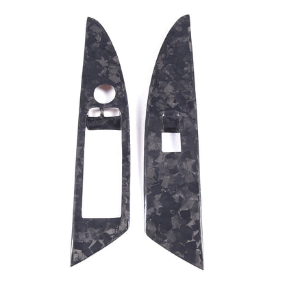 Forged Carbon Window Lift Frame Trim For BMW 8 Series G14 G15 840i M850i 2019-22 5