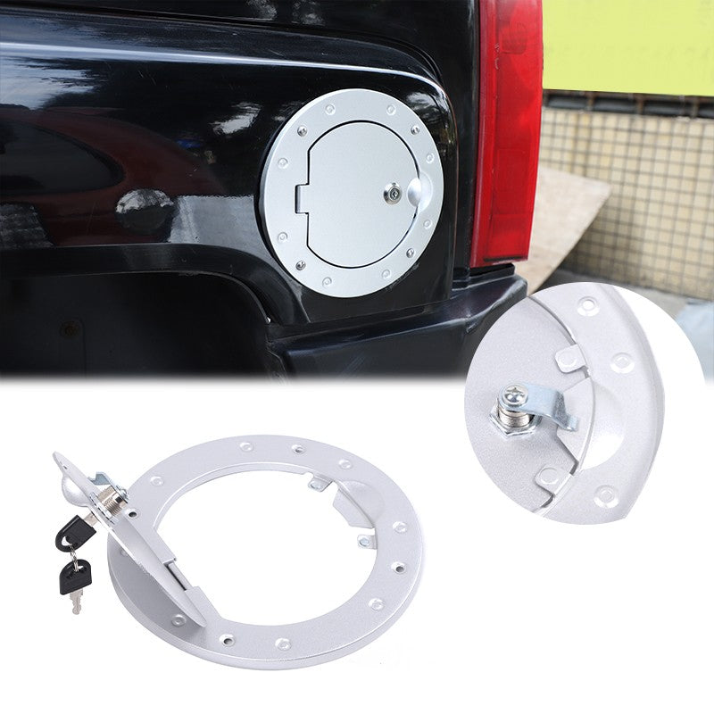 Silver Gas Cap Cover Fuel Filler Door Locking Anti-theft For Hummer H3 05-09 US 22