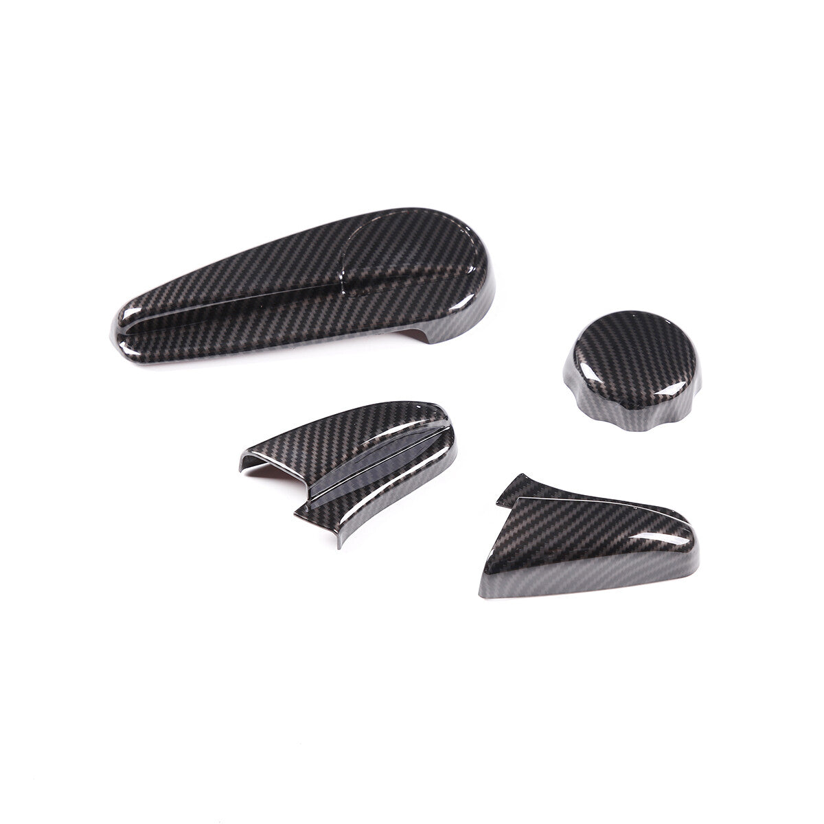 Carbon Fiber Style Seat Handle Panel Frame Trim For Toyota FJ Cruiser 07-20 9