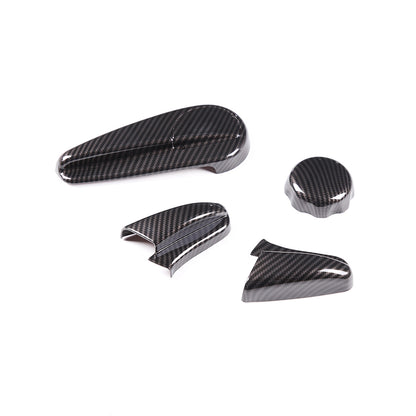 Carbon Fiber Style Seat Handle Panel Frame Trim For Toyota FJ Cruiser 07-20 9