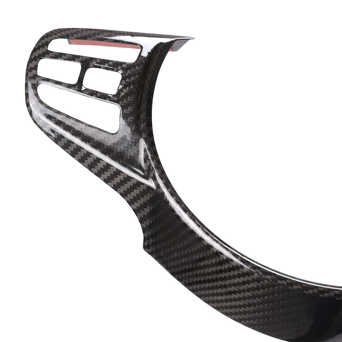 Real Carbon Fiber Interior Steering Wheel Cover Trim for Toyota Supra 2019-24 US 3