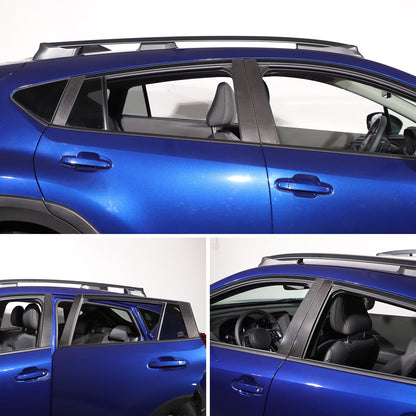 Real Carbon Fiber B-Pillar Panel Decal Trim For Subaru Crosstrek GU 2024+ 12