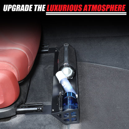 Aluminum Alloy Under-Seat Storage Basket Box Tray For BMW X5 G05 2019+ 24