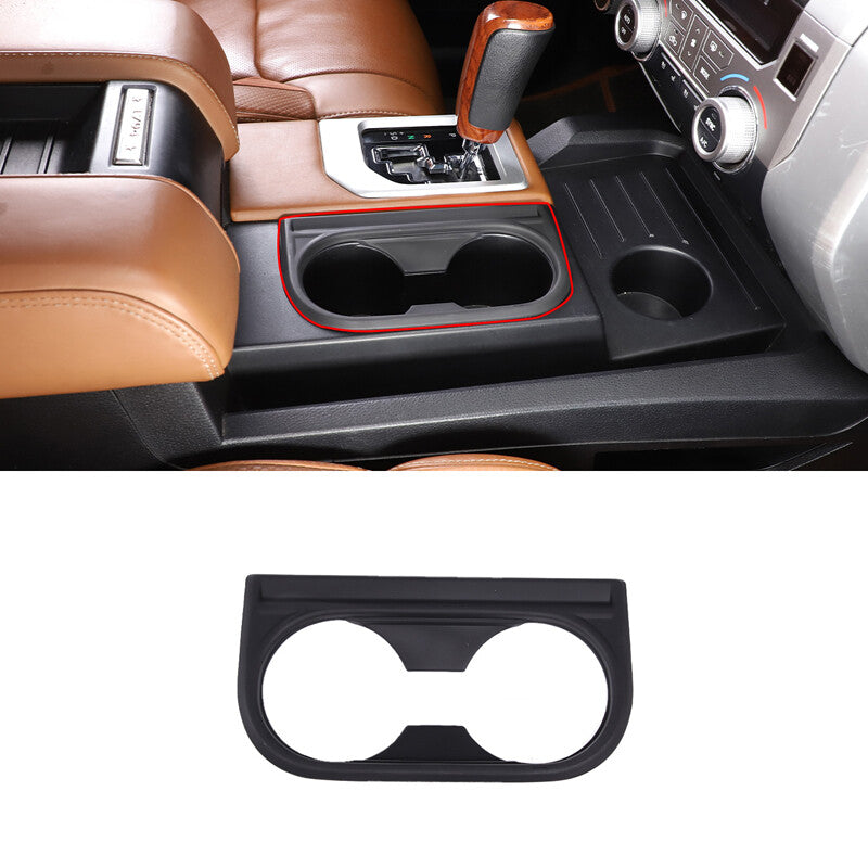 Matte Black Full Interior Center Console Trim Set For Toyota Tundra 2014-21 3