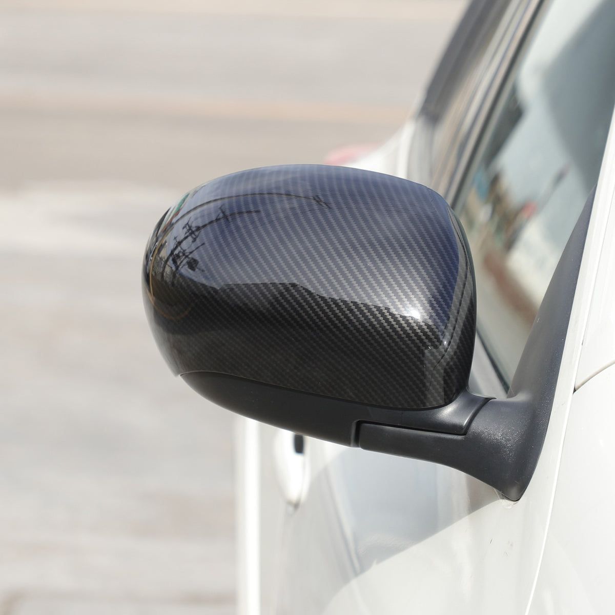 Carbon Fiber ABS Full Wrap Exterior Side Mirror Cover For Nissan Juke2010-2014 12