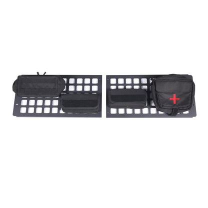 Black Alloy Steel Inner Roof MOLLE Panel Brackets For Toyota FJ Cruiser 07-21 US 7