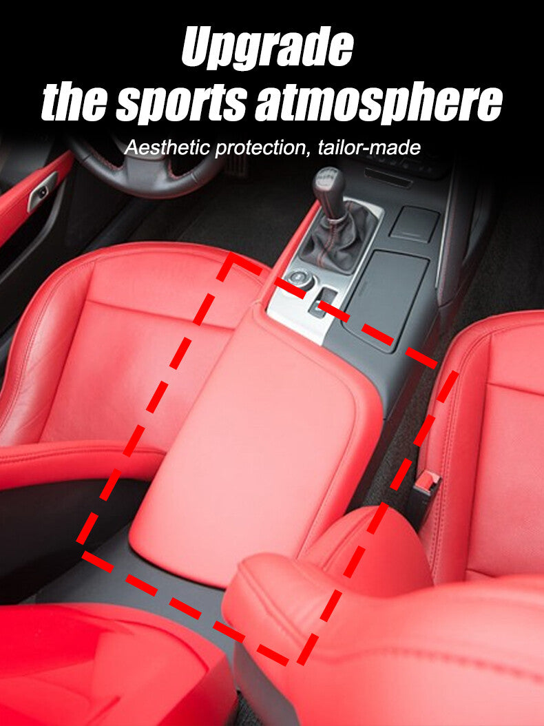 Honeycomb Carbon Fiber Center Console Armrest Box Cover For Corvette C7 2014-19 12