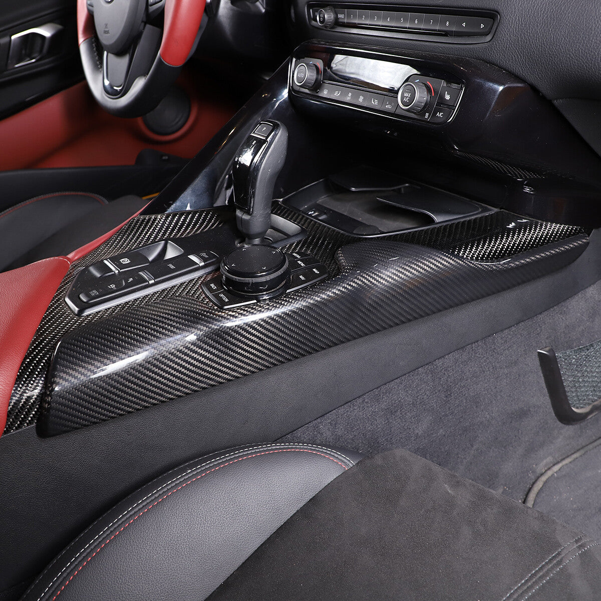Real Carbon Fiber Full Interior Set Decor Trim Kit For Toyota Supra A90 MK5 19+ 236