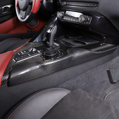 Real Carbon Fiber Full Interior Set Decor Trim Kit For Toyota Supra A90 MK5 19+ 236