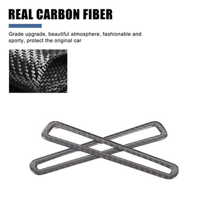 Real Carbon Fiber Interior Window Air Outlet Trim For Nissan GT-R R35 2008-16 6
