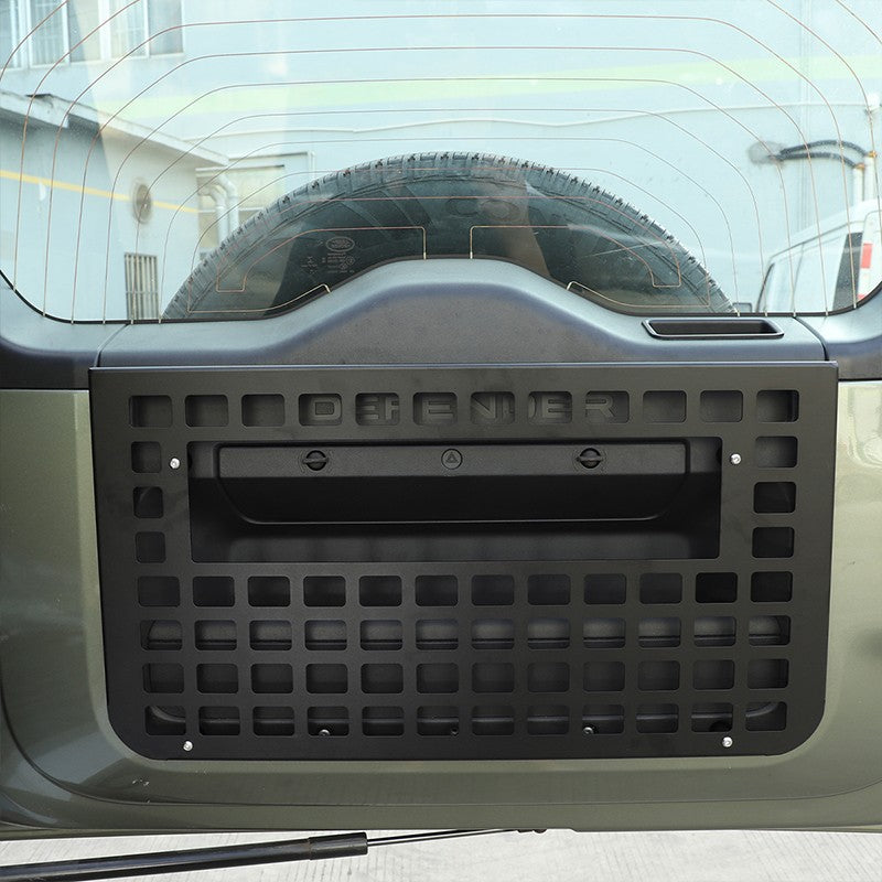 Rear Door Tailgate Table Storage Shelf Molle Panel For LR Defender L316 20+ 6