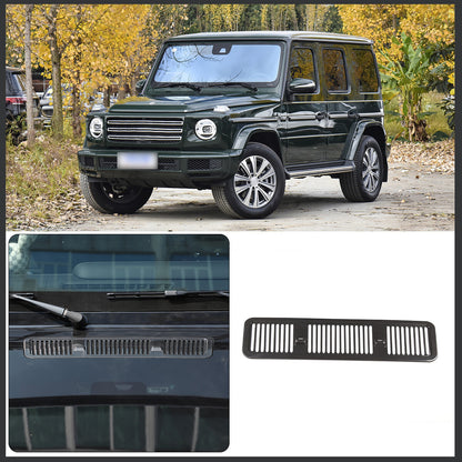 Real Carbon Fiber Hood Engine Air Vent Outlet Cover Trim For Benz G-Class 19-25 3