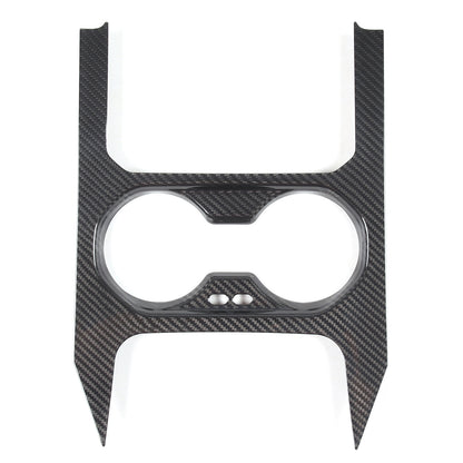 Real Carbon Fiber Center Water Cup Holder Trim For BMW 5 Series G60 i5 24+ US 5