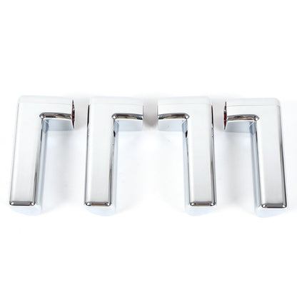 Silver ABS Interior Inner Door Handle Trim For Hummer H2 2003-2007 10