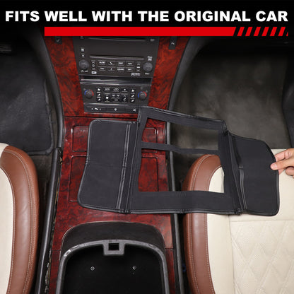 Suede Cloth Center Console Gear Shift Trim Cover For Cadillac Escalade 07-14 US 12