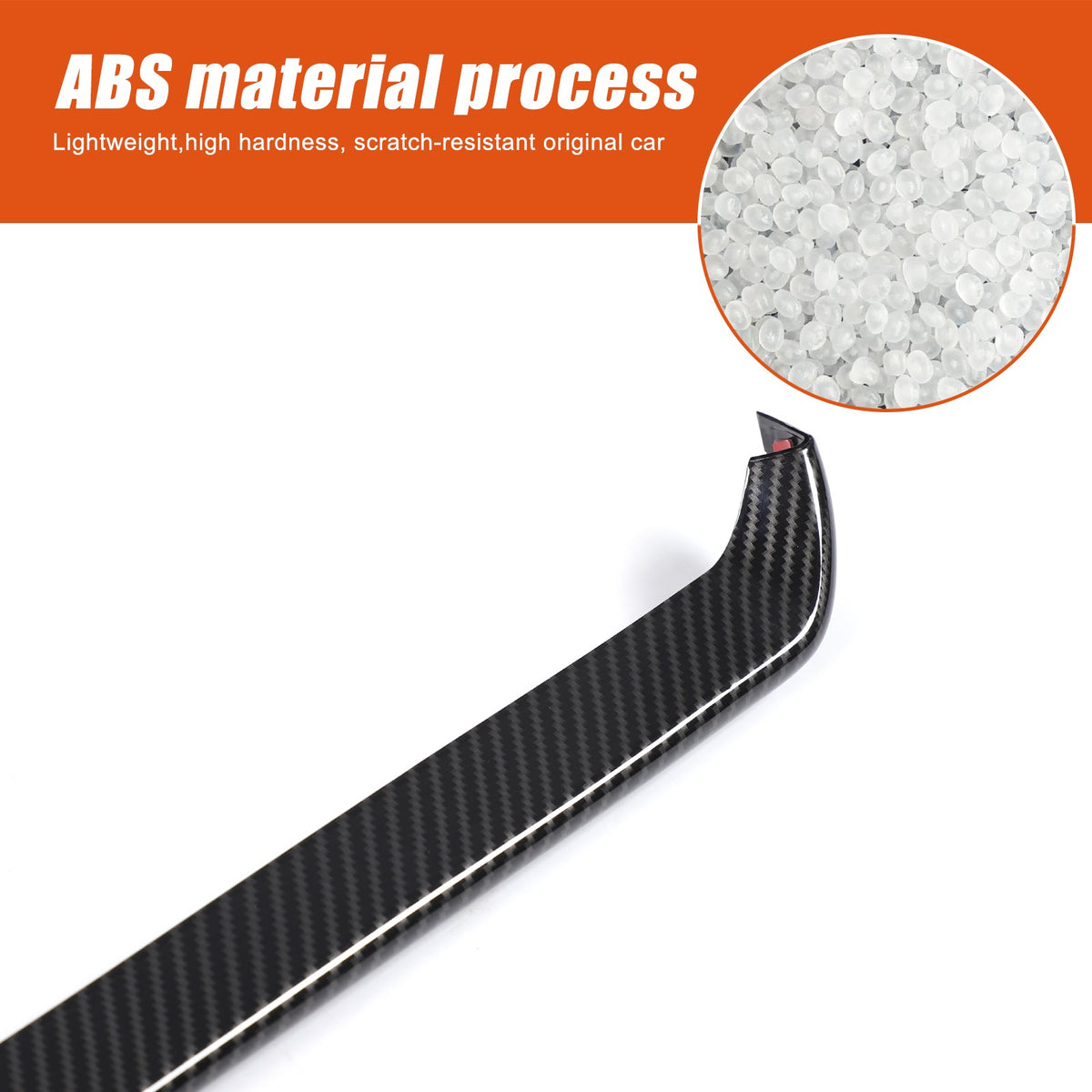 Carbon Fiber ABS Dashboard Side Air Vent Trim Cover For Corvette C8 2026+ US 7
