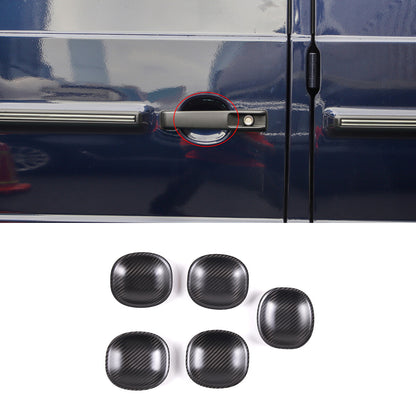 Exterior carbon fiber Door Handle Bowl Cover Trim For Benz G Class 19-20 1