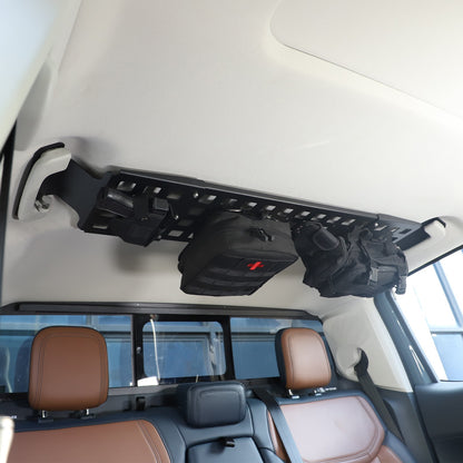 Aluminum Alloy Rear Roof Hanging Bag Rack Molle Panel For Ford Maverick 2022+ 23