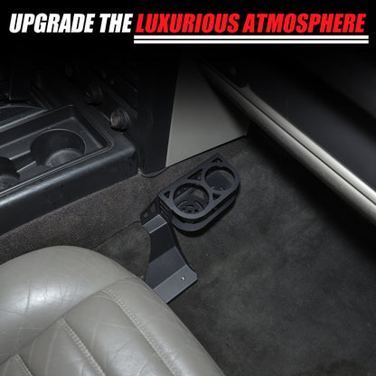 Black Aluminum Passenger Side Seat Cup Holder Bracket For Hummer H2 2003-2009 23