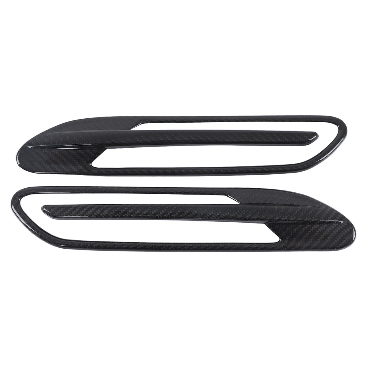 Real Carbon Fiber Side Fender Air Inlet Trim For Mercedes Benz AMG GT50/GT63 9