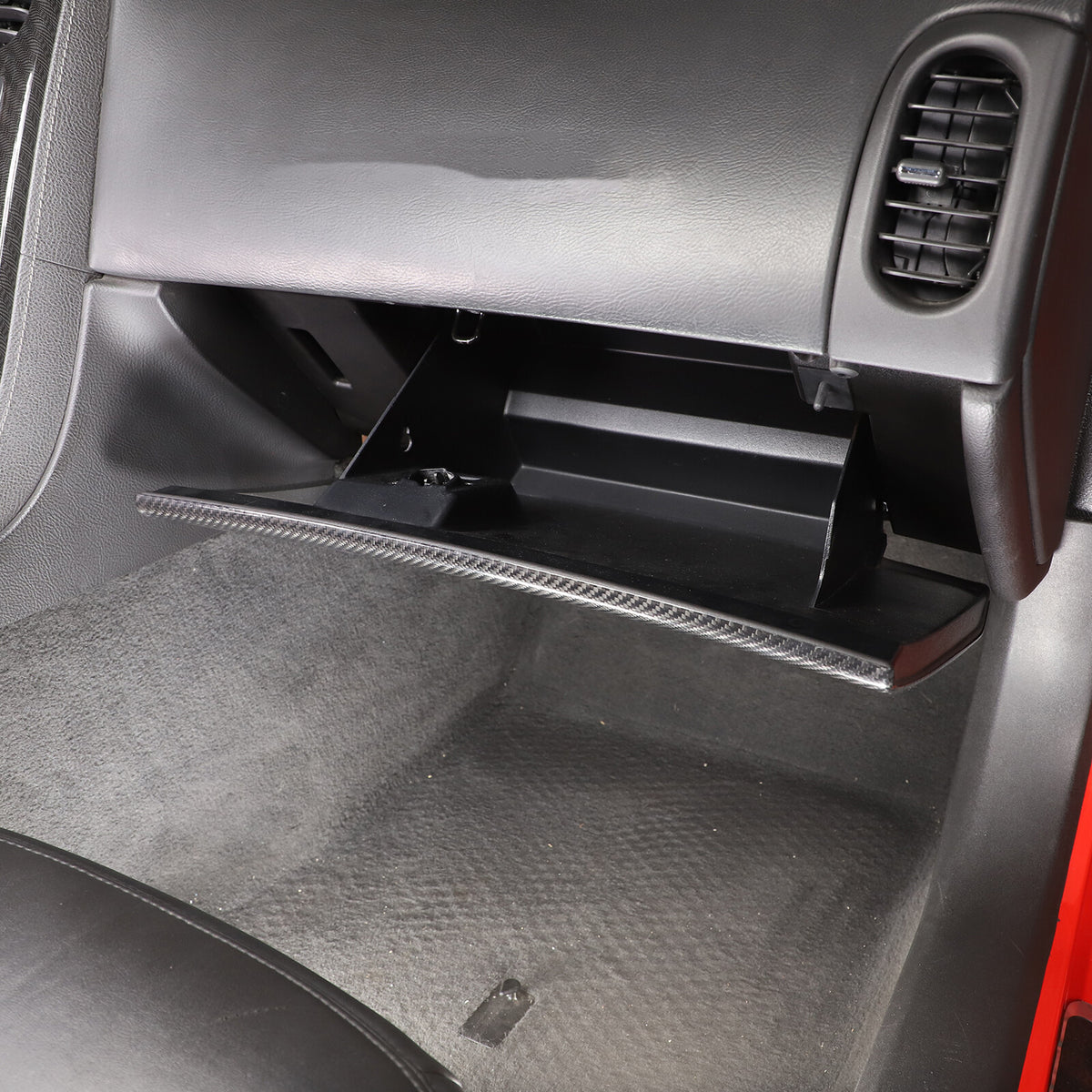 Real Carbon Fiber Co-pilot Storage Glove Box Covers For Corvette C6 2005-2013 14