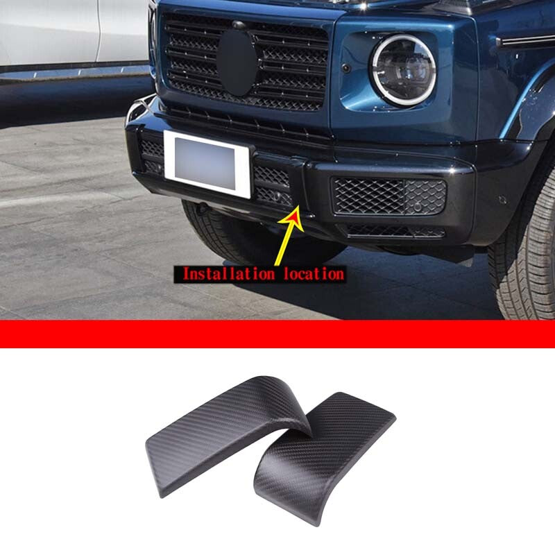 Real Carbon Fiber Front Bumper Cover trim For Benz G Class W463 G65 G55 G63 19+ 12